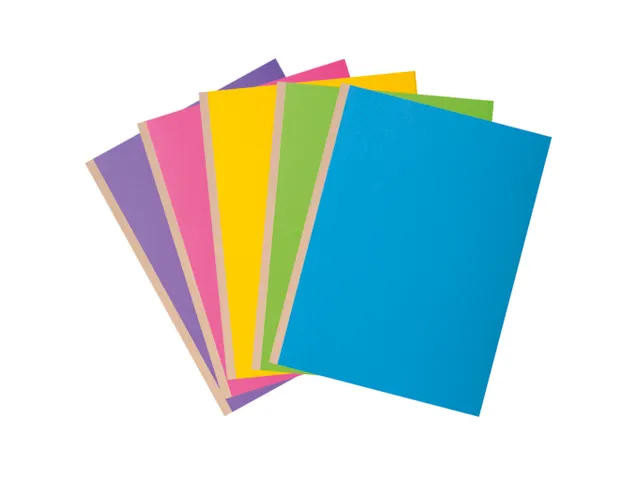Dossiermappen balg en linnen rug ROCK''S 320g/m2 24x32cm Assorti