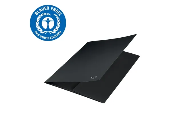 Dossiermap Leitz Recycle A4 3-kleps karton zwart