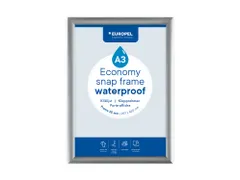 Europel Kliklijst Economy Outdoor A3 Zilver 25 mm