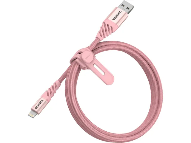 OtterBox Premium Datatransferkabel Lightning-USB-A 1m Rozegoud