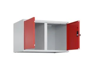 opzetkast,v. locker,2vak.,vak B 400mm,HxBxD 500x800x500mm,vleugeldeur - 2