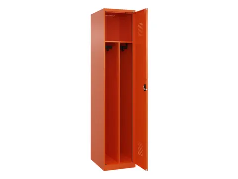 locker voor scheiding van kleding,HxBxD 1850x400x500mm,1vak