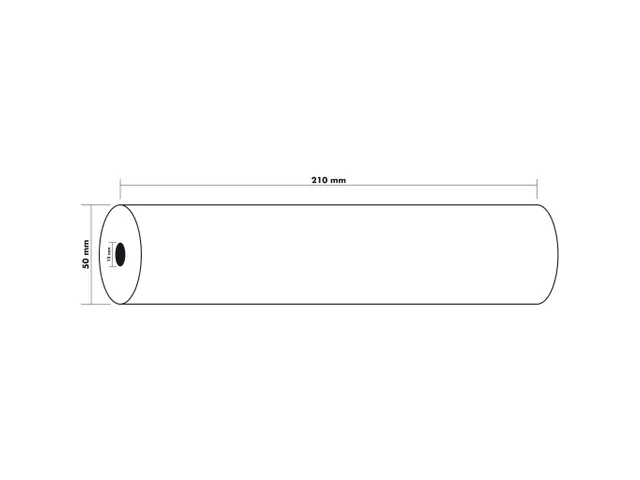 Exacompta 40924E Faxrol 55 Gram 216x50x12mm