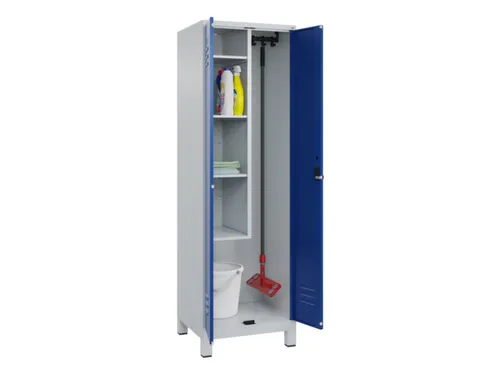 schoonmaakkast,HxBxD 1950x600x500mm,links 4vakken