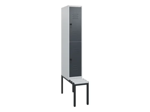 Dubbeldekse dekenkist,HxBxD 1950x300x815mm,1x2vak.,vak B 300mm