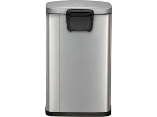 Afvalbak EKO Della pedaalemmer 50 liter RVS - 8