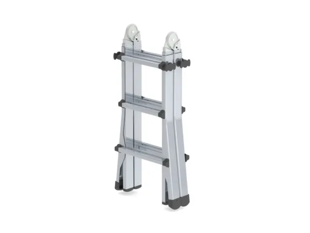multifunctionele telescoopladder,4x3,sporten,balk L 1,95-3,1m