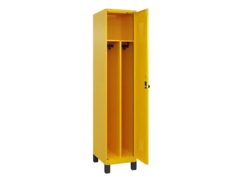 locker voor scheiding van kleding,HxBxD 1950x400x500mm,1vak