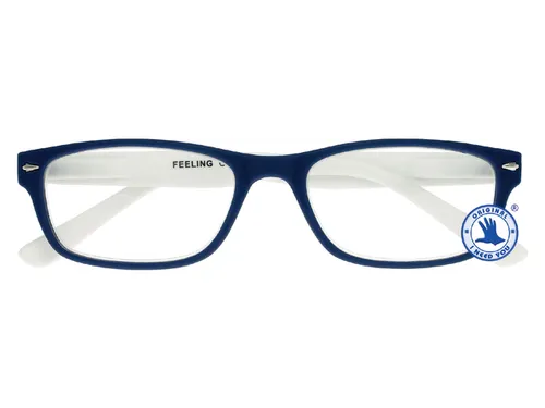 Leesbril I Need You +2.00 dpt Feeling blauw-wit