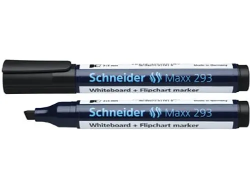 Schneider Whiteboard + Flipchart Marker Maxx 293 Zwart
