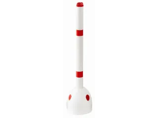 Parkeerpaddestoel Ø 225Mm H 900Mm Met Paal Wit - 1