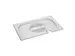 Caterchef Deksel met lepeluitsparing 1/4 GN polycarbonaat Transparant