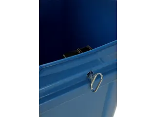 Container Met Papiergleuf En Slot Blauw - 3
