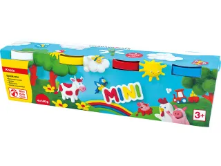 Kinderklei Eberhard Faber in beker,140gr wit, geel, rood, blauw - 2
