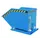 Kiepbak Staalplaat 910x840x1390mm Inh. 0.60m³ 300kg Blauw