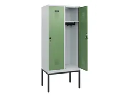 schoollocker,HxBxD 1950x800x500mm,2vak,vak B 400mm,draaigrendel