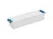 Q-line opbergbox 0,9L transparant blauw - 27x8,6x6,2cm