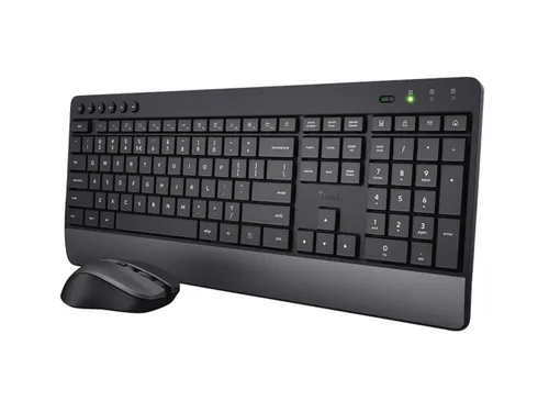 Toetsenbord Trezo Eco Comfort + muis QWERTY zwart