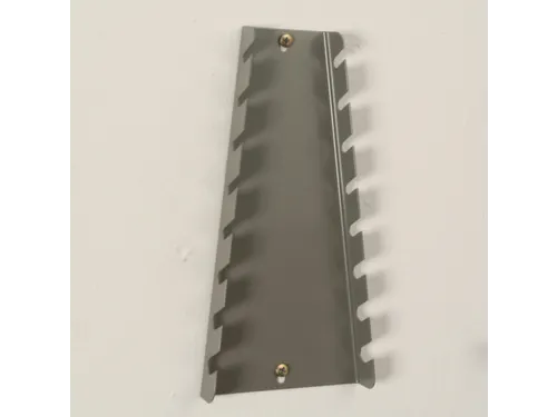 steeksleutelhouder,v. perfoplaat,HxBxD 255x125x25mm,zilvergrijs