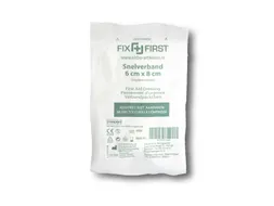 Snelverband FixFirst gerold 6x8cm 10 stuks