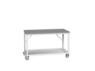 werkbank,verrijdbaar,HxBxD 930x1500x800mm,linoleumblad - 1