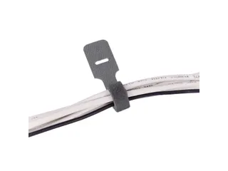 Addit Kabelbinders klittenband 12x250mm Grijs 10 stuks - 1