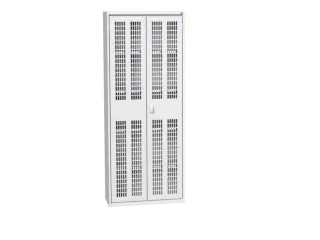 universele kast,HxBxD 2000x800x350mm,4xStalen bodem,draaigrendelslot - 1