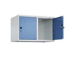 opzetkast,v. locker,2vak.,vak B 400mm,HxBxD 500x800x500mm,draaigrendel