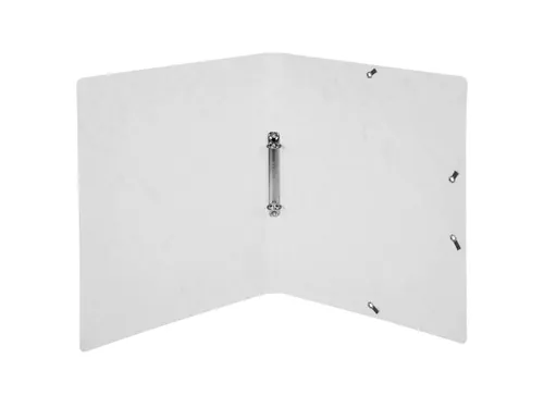 Ringmap Elast. glans karton 2R 15mm wit