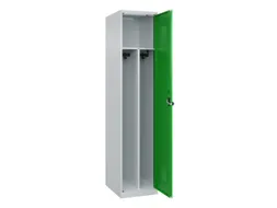 locker voor scheiding van kleding,HxBxD 1850x400x500mm,1vak