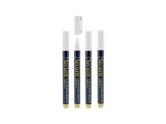 Krijtstift Securit SMA-100 rond wit 1-2mm blister à 4 stuks