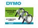 Ruban Dymo rouleau 9mmx3m vinyle brillant prof noir