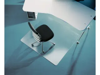 vloerbeschermingsmat,v. tapijt,BxD 1300x1200mm,polycarbonaat - 2