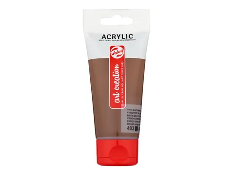 Acrylverf Talens Art Creation 403 van dijckbruin tube à 75ml
