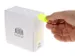 Etiket Rillprint 35mm 500st op rol fluor geel