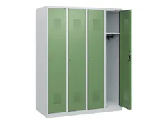 schoollocker,HxBxD 1530x1200x500mm,4vak,vak B 300mm,cil.-slot