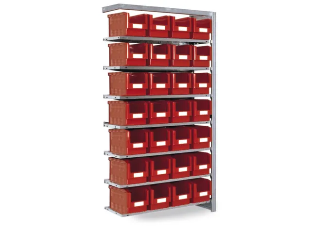 Aanbouwstelling Hxbxd 1850x958x324mm 28bakken