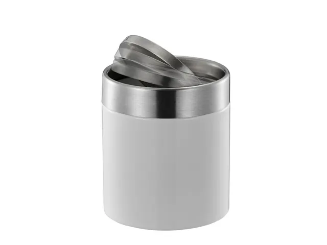 Fandy Tafelafvalbak Wit Mat RVS