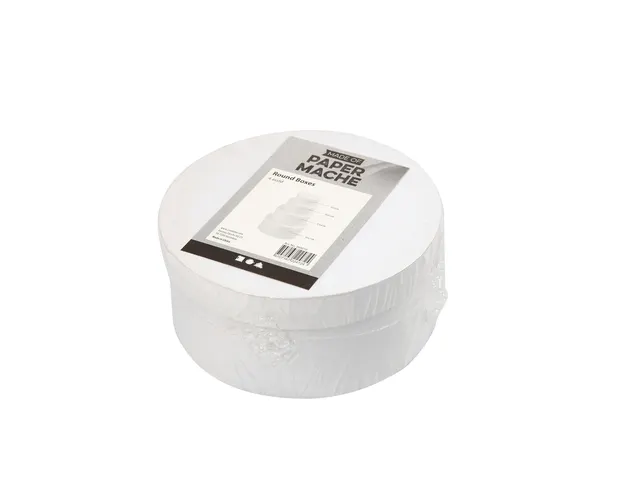 Doos Creativ Company rond Ø 8, 10, 12, 14cm, hoogte 4, 5, 6, 7cm 4 st