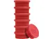 Magneet Legamaster 20mm 250gr rood 8 stuks