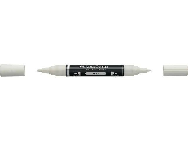 Acrylmarker Faber-Castell Multimark 101 wit