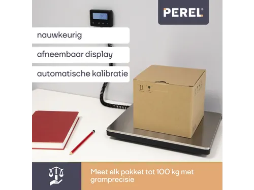 Digitale Postweegschaal Met Extern Display - 100kg / 10g