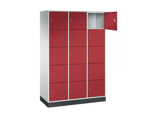 grootvolume-lockersysteem,RAL 7035/RAL 3003,HxBxD 1950x1220x500mm