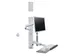 Toetsenbord- en monitorhouder Wandbevestiging LX Wall Mount System Wit