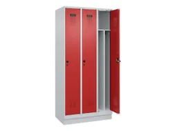 locker voor scheiding van kleding,HxBxD 1950x900x500mm,3vak