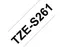 Brother TZe-S261 labeltape zwart op wit – sterk klevend - breedte 36