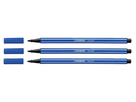 Viltstift STABILO Pen 68/32 medium donkerblauw