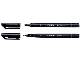 Viltstift STABILO OHpen 842/46 permanent rond fijn zwart - 1