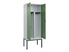PBM-locker,HxBxD 2120x800x500mm,2vak,vak B 400mm,draaigrendel