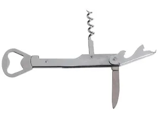 Flesopener Kurkentrekker 14 Cm Verchroomd - 2